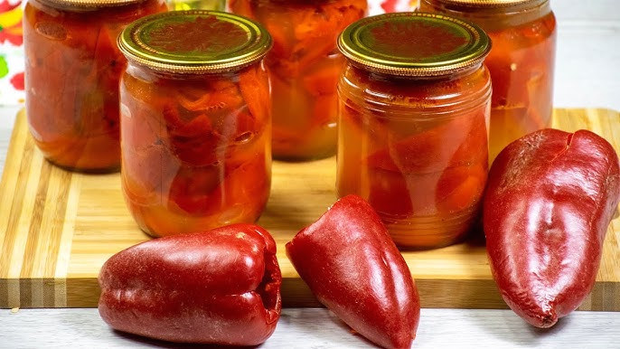 Маринований перець з медом без стерилізації на зиму